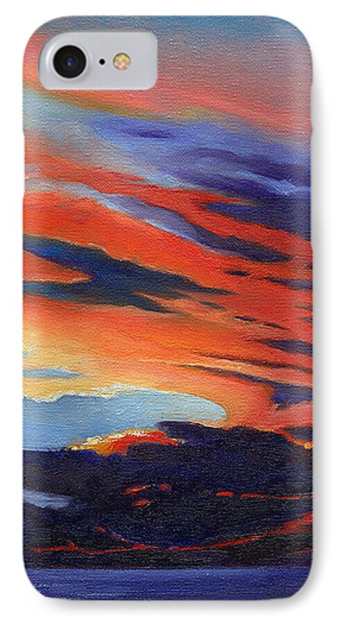 Ocean iPhone 7 Case featuring the painting Natural Light by Catherine Twomey