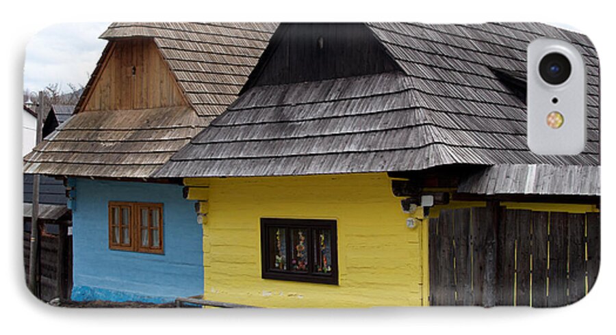 Old iPhone 7 Case featuring the photograph Old wooden homes by Les Palenik