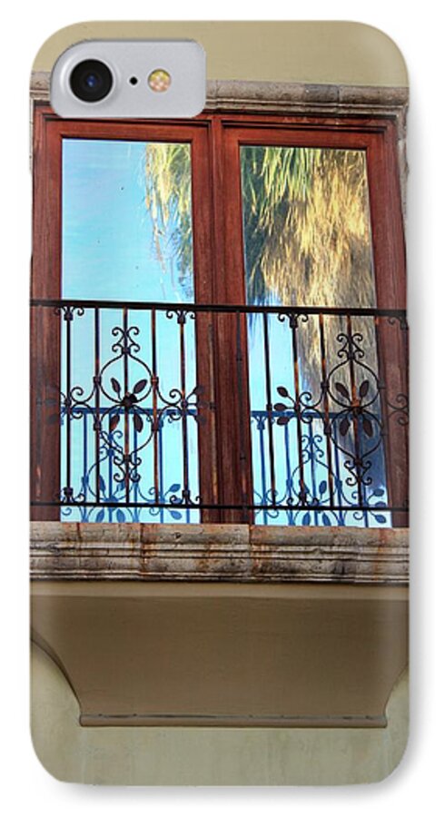Balcony iPhone 7 Case featuring the photograph Outer Reflection by Leigh Meredith