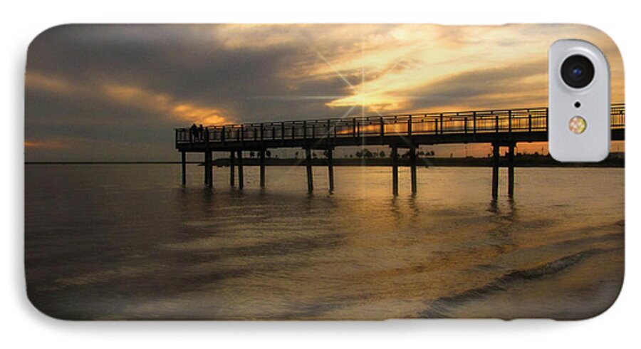 Pier iPhone 7 Case featuring the photograph Pier by Cindy Haggerty