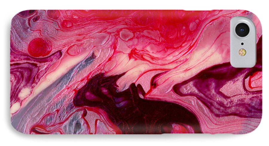 Jennifer Bright Art iPhone 7 Case featuring the photograph Pink Polish by Jennifer Bright Burr