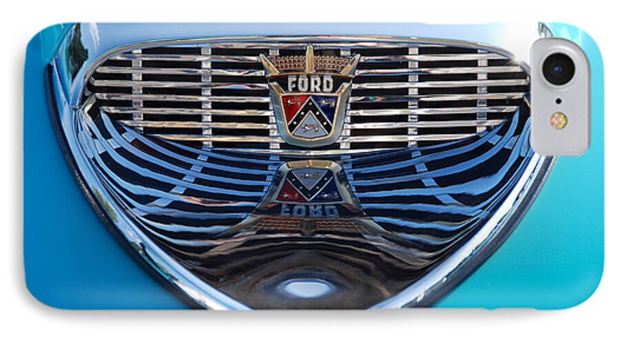 Automobiles iPhone 7 Case featuring the photograph Reflecting Ford by John Schneider