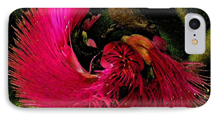 Flower iPhone 7 Case featuring the photograph St Kitts Flora by Cindy Manero
