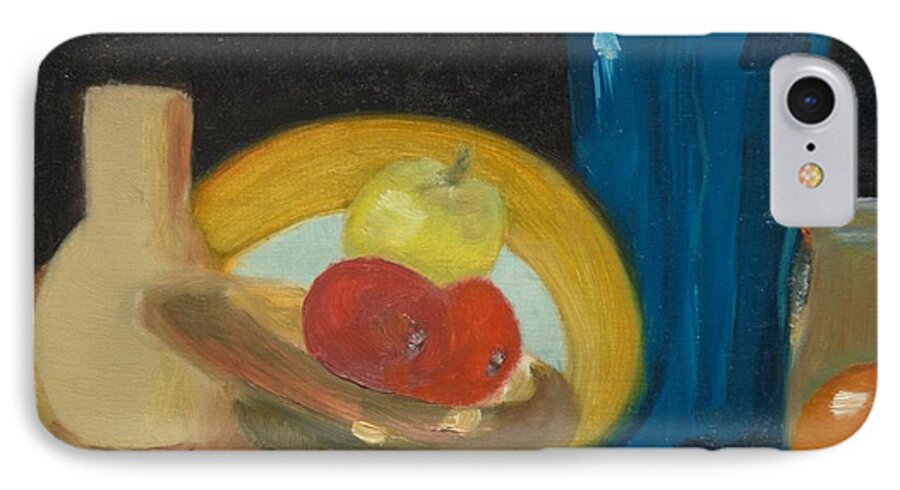 Still Life iPhone 7 Case featuring the painting Still Life of Fruit by Bernadette Krupa