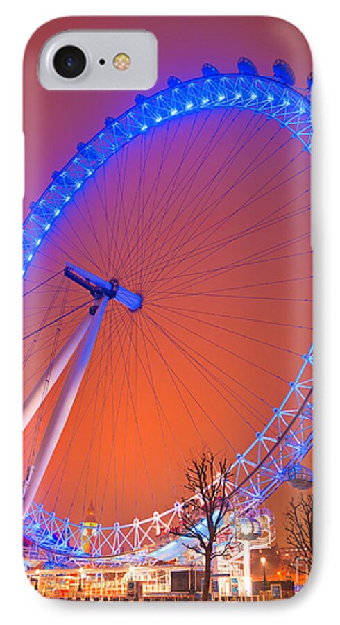 London iPhone 7 Case featuring the photograph The London Eye by Luciano Mortula