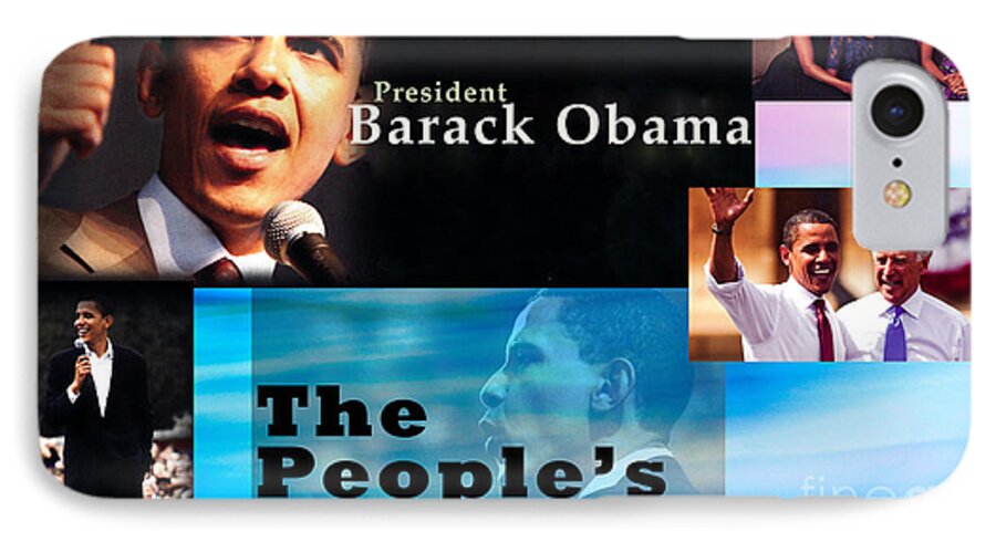 President iPhone 7 Case featuring the photograph The People's President by Terry Wallace