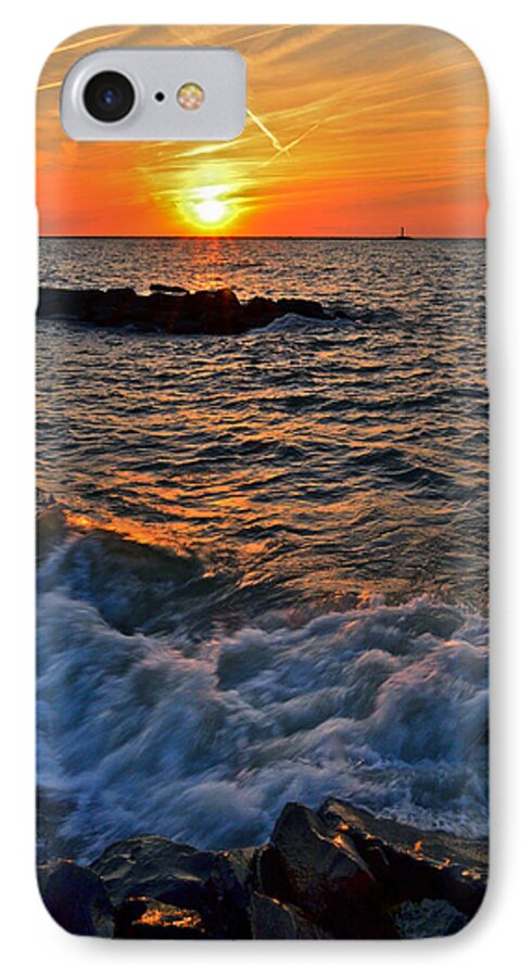 Shades iPhone 7 Case featuring the photograph The Sun is Wearing Shades by Frozen in Time Fine Art Photography