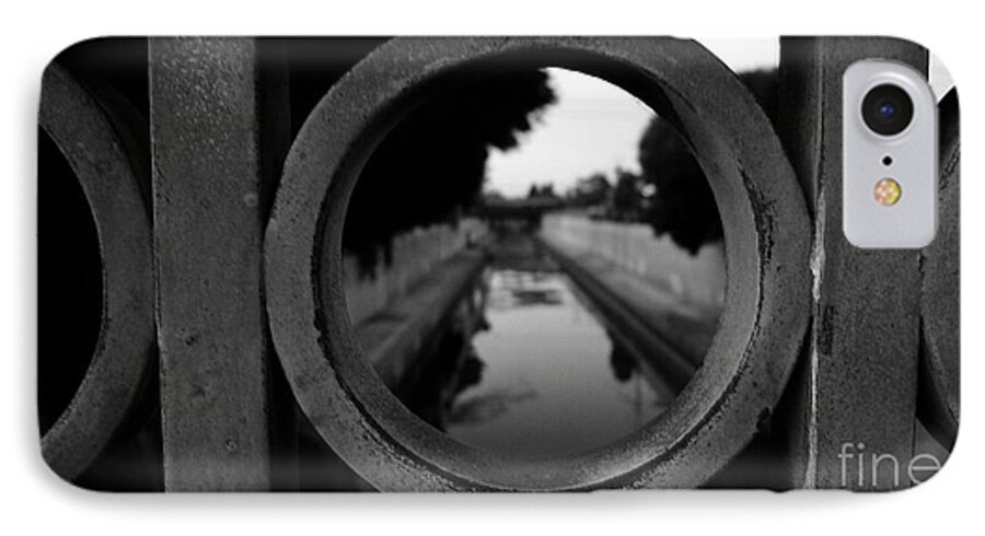 View iPhone 7 Case featuring the photograph View From The Bridge by Nina Prommer