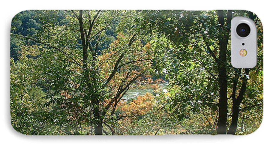 Virginia iPhone 7 Case featuring the photograph Virginia Walk in the Woods by Mark Robbins