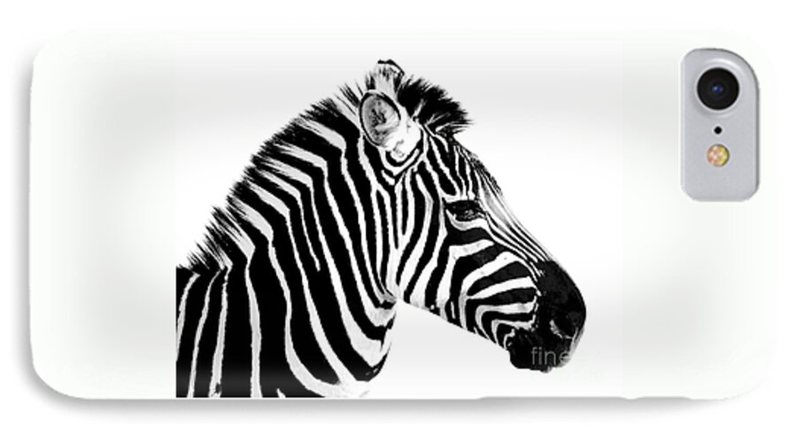 Zebra iPhone 7 Case featuring the photograph Zebra by Rebecca Margraf