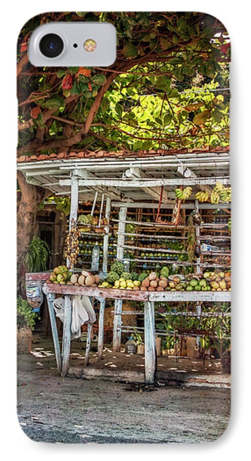 Joan Carroll iPhone 7 Case featuring the photograph Cuban Fruit Stand #2 by Joan Carroll