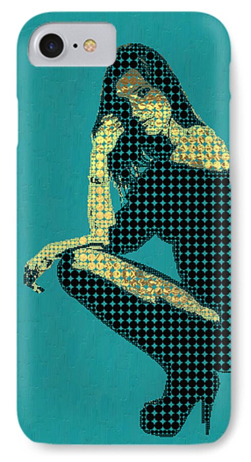'visual Art Pop' Collection By Serge Averbukh iPhone 7 Case featuring the photograph Fading Memories - The Golden Days No.2 #1 by Serge Averbukh