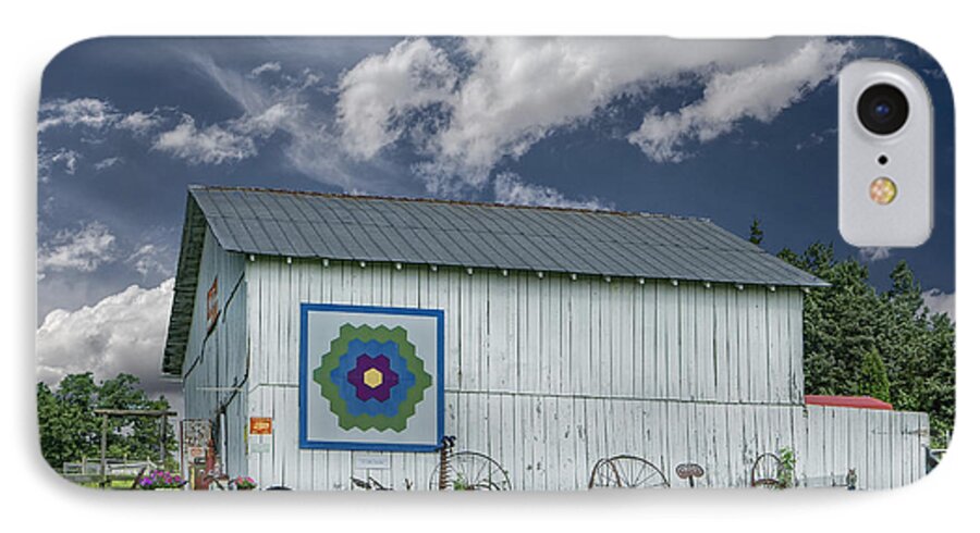 Kentucky Landscapes iPhone 7 Case featuring the photograph Kentucky Quilt Barn #1 by Wendell Thompson