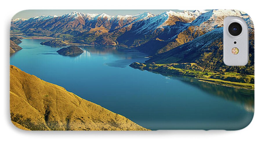New Zealand iPhone 7 Case featuring the photograph Lake Wanaka #1 by Martin Capek