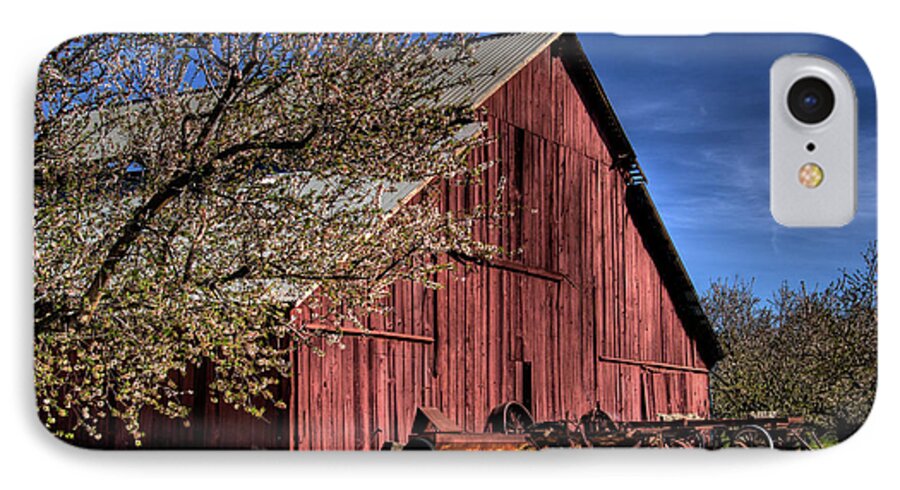 Barn iPhone 7 Case featuring the photograph Red Barn #1 by Jim And Emily Bush