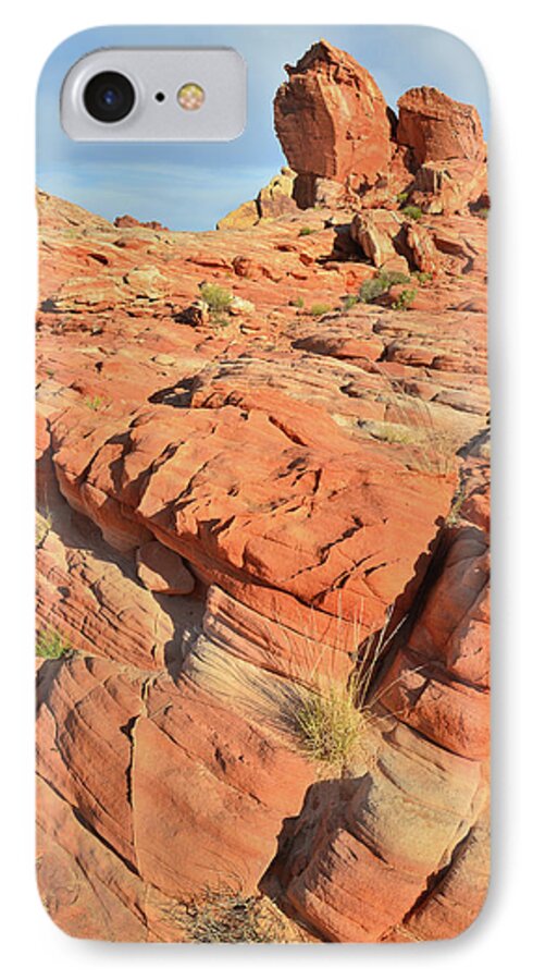 Valley Of Fire State Park iPhone 7 Case featuring the photograph Sandstone Slope in Valley of Fire #2 by Ray Mathis