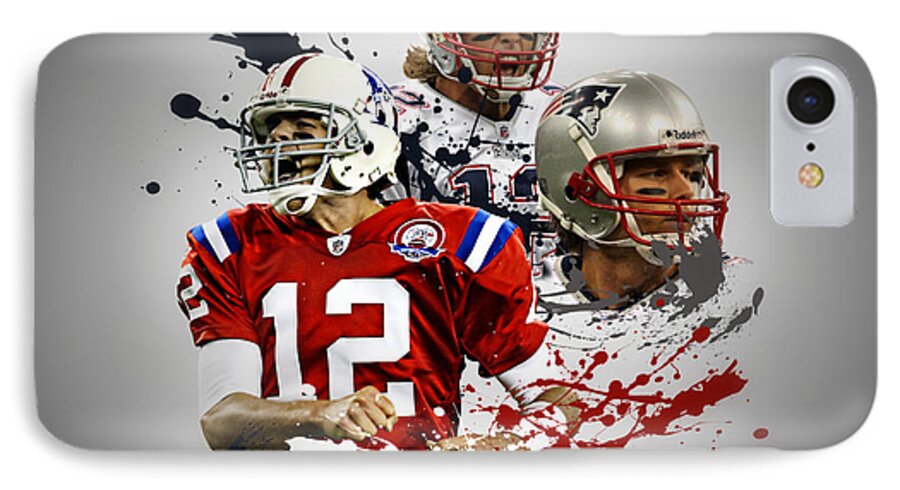 Tom Brady New England Patriots Impact Jersey Frame