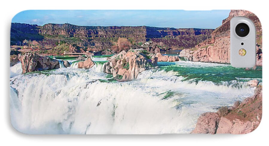 Shoshone Falls iPhone 7 Case featuring the photograph 10917 Shoshone Falls by Pamela Williams
