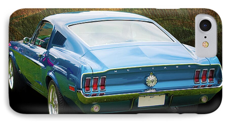 Ford iPhone 7 Case featuring the photograph 1967 Mustang by Stuart Row