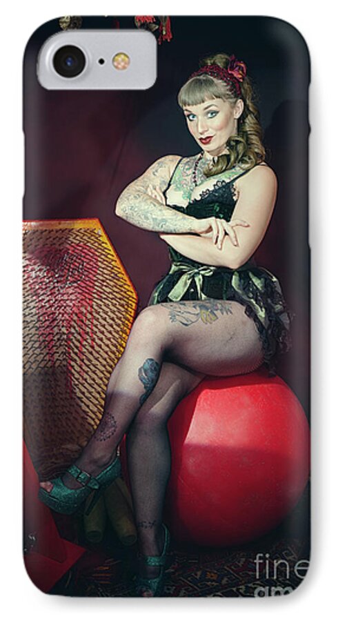 Performer iPhone 7 Case featuring the photograph Circus Performer #3 by Amanda Elwell