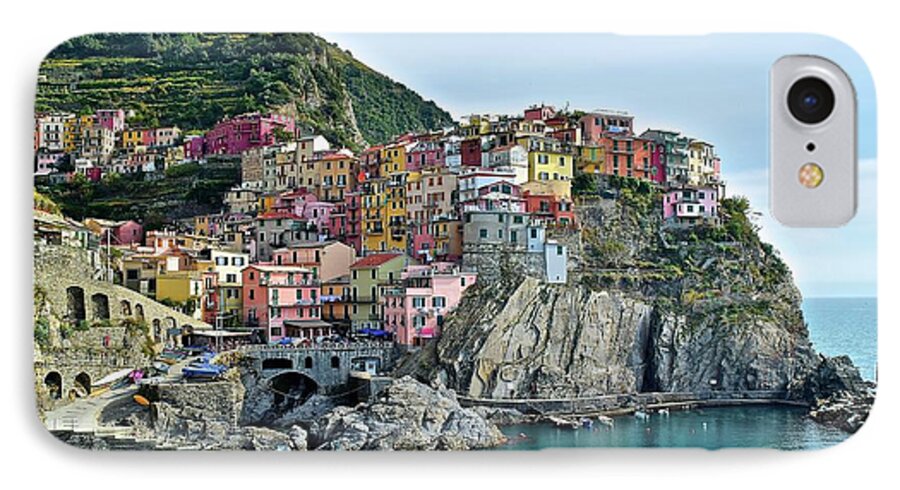 Manarola iPhone 7 Case featuring the photograph A Manarola Morning by Frozen in Time Fine Art Photography