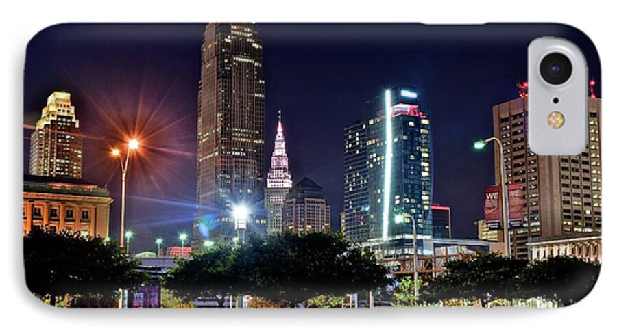 Cleveland iPhone 7 Case featuring the photograph A New View by Frozen in Time Fine Art Photography