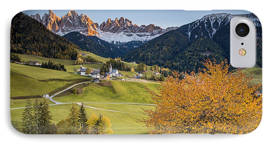 Alp iPhone 7 Case featuring the photograph A night in dolomites by Stefano Termanini