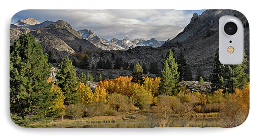 Sierra Mountains iPhone 7 Case featuring the photograph A Sierra Mountain View by Dave Mills