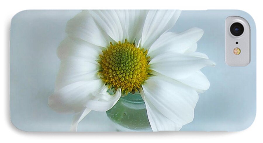 Daisy iPhone 7 Case featuring the photograph A Small Pleasure by Louise Kumpf