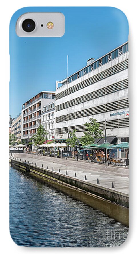 Aarhus iPhone 7 Case featuring the photograph Aarhus Canal Scene by Antony McAulay