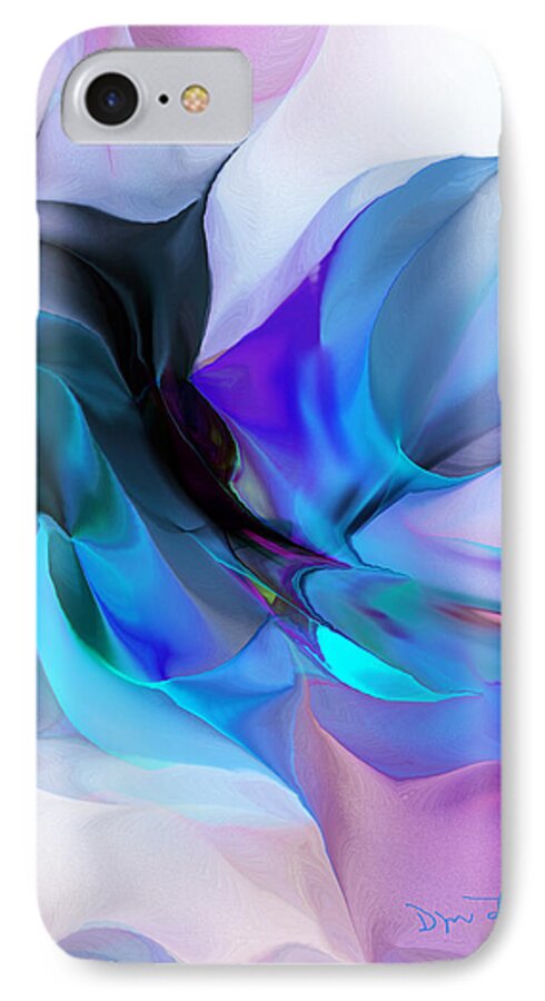 Fine Art iPhone 7 Case featuring the digital art Abstract 012513 by David Lane
