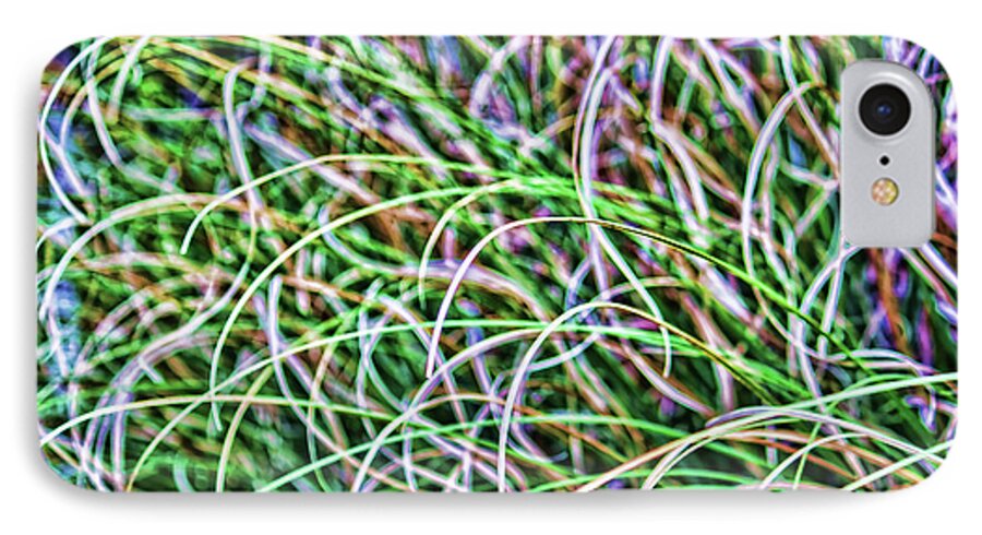 Pompous Grass iPhone 7 Case featuring the photograph Abstract Grass by Roberta Byram