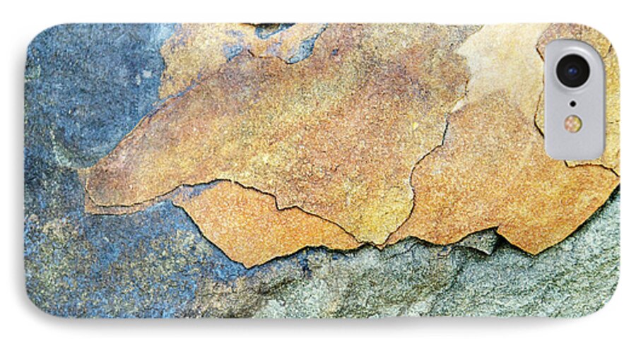 Abstract Rock iPhone 7 Case featuring the photograph Abstract Rock by Christina Rollo