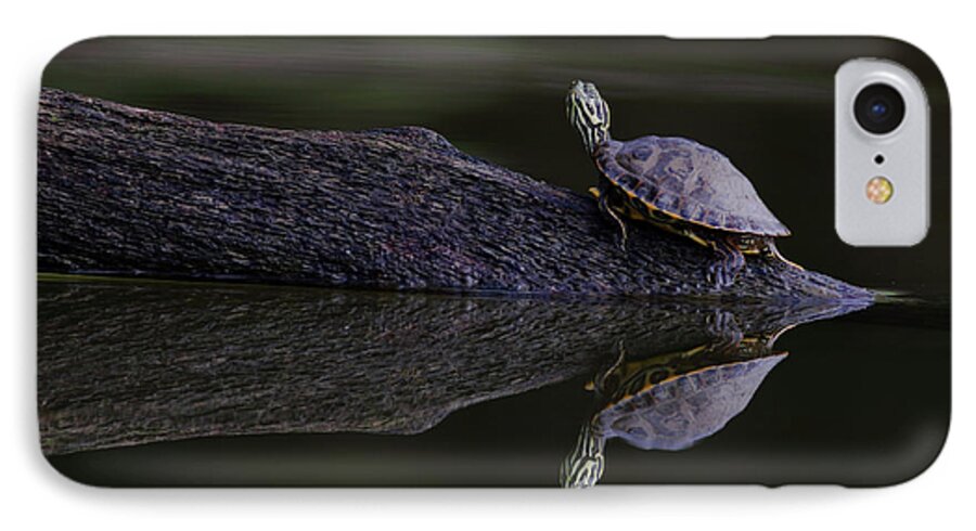 Water iPhone 7 Case featuring the photograph Abstract Turtle by Douglas Stucky