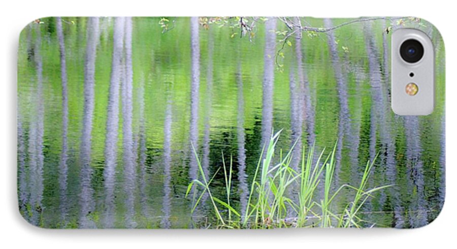 Lake iPhone 7 Case featuring the photograph Alder Reflections by Sheila Ping