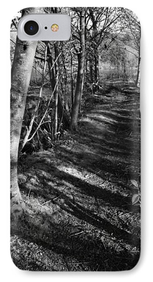 Bw iPhone 7 Case featuring the photograph Alone by Joanne Coyle