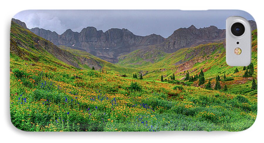 Colorado iPhone 7 Case featuring the photograph American Basin Summer Storm by Teri Atkins Brown