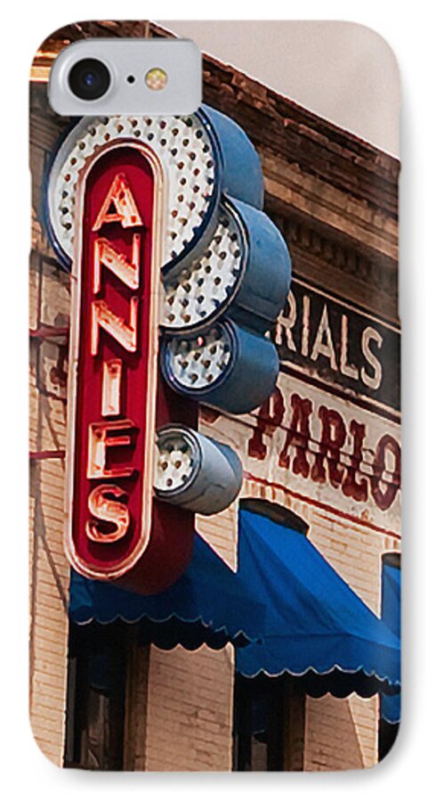 Annie's Parlour iPhone 7 Case featuring the photograph Annies U of M by Susan Stone