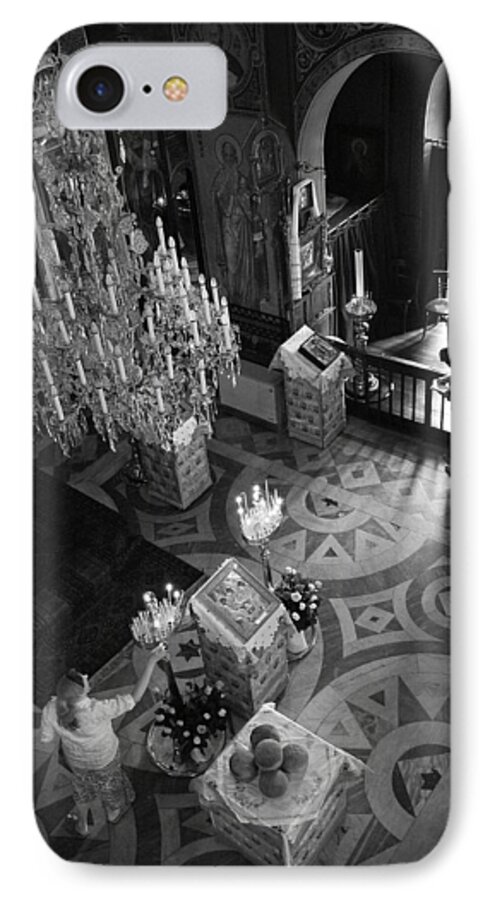 Orthodox Church iPhone 7 Case featuring the photograph Anticipating the feast by Julia Bridget Hayes