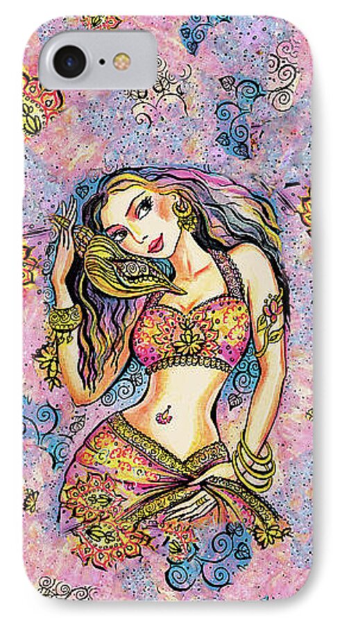 Belly Dancer iPhone 7 Case featuring the painting Karishma by Eva Campbell