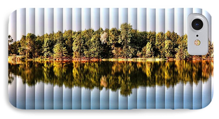 Bill Kesler Photography iPhone 7 Case featuring the photograph When Nature Reflects - The Slat Collection by Bill Kesler