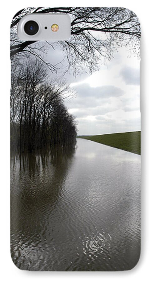 Flood iPhone 7 Case featuring the photograph At The Levee by DArcy Evans