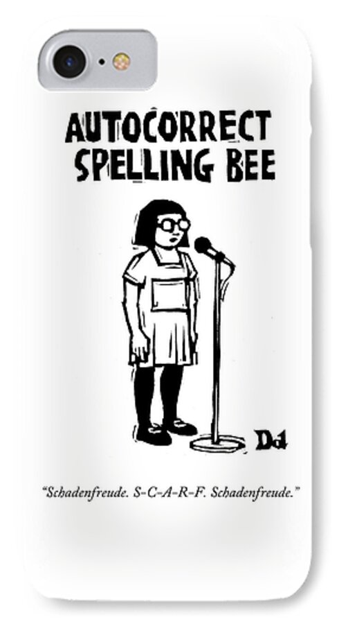 Autocorrect Spelling Bee iPhone 7 Case