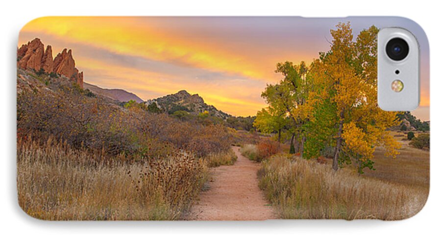 Fall iPhone 7 Case featuring the photograph Autumn Mystique by Tim Reaves