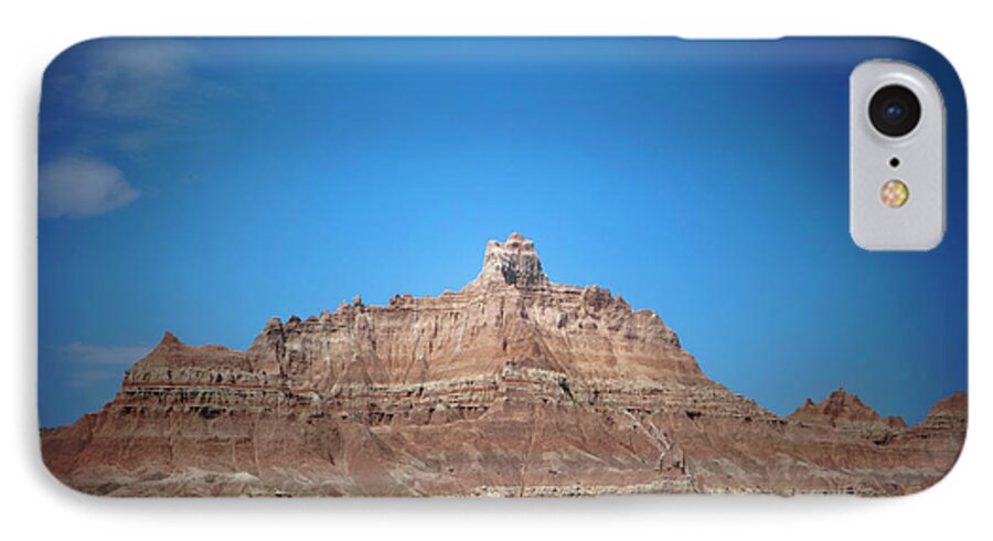 Badlands iPhone 7 Case featuring the photograph Badlands Canyon by Hermes Fine Art