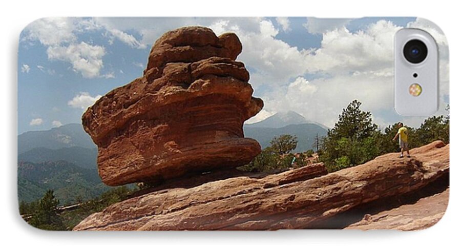 Colorado iPhone 7 Case featuring the photograph Balance Rock by Anita Burgermeister