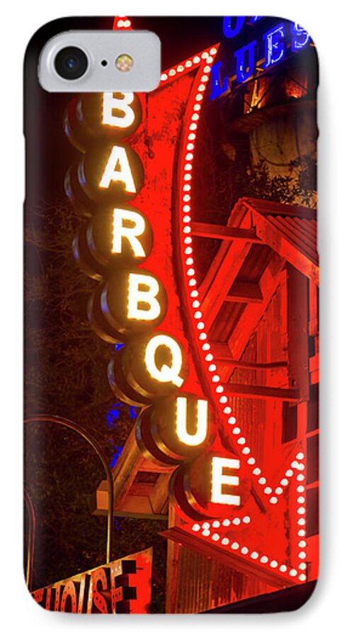 Barbque Smokehouse iPhone 7 Case featuring the photograph Barbeque Smokehouse by Mark Andrew Thomas