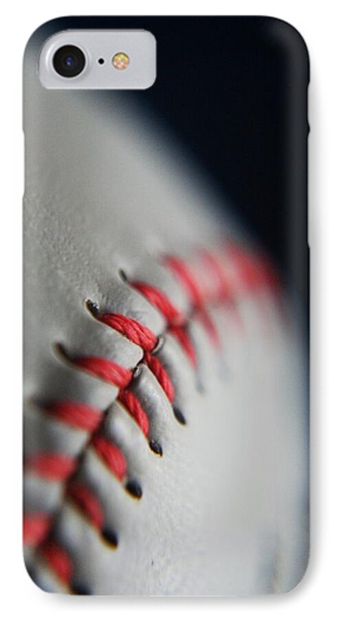 Photograph iPhone 7 Case featuring the photograph Baseball Fan by Rachelle Johnston