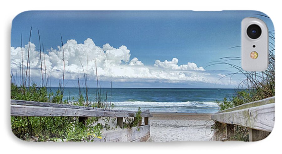 iPhone 7 Case featuring the photograph Beach Access by Phil Mancuso