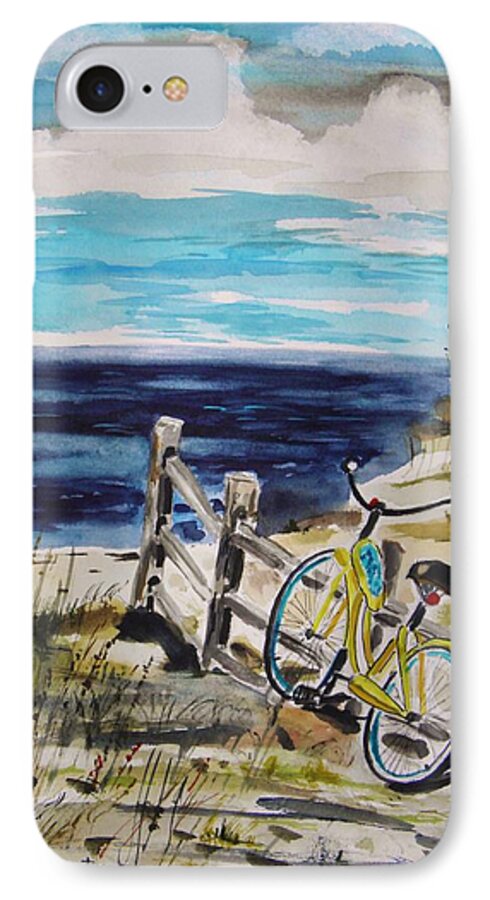Beach Cruiser iPhone 7 Case featuring the painting Beach Cruiser by John Williams